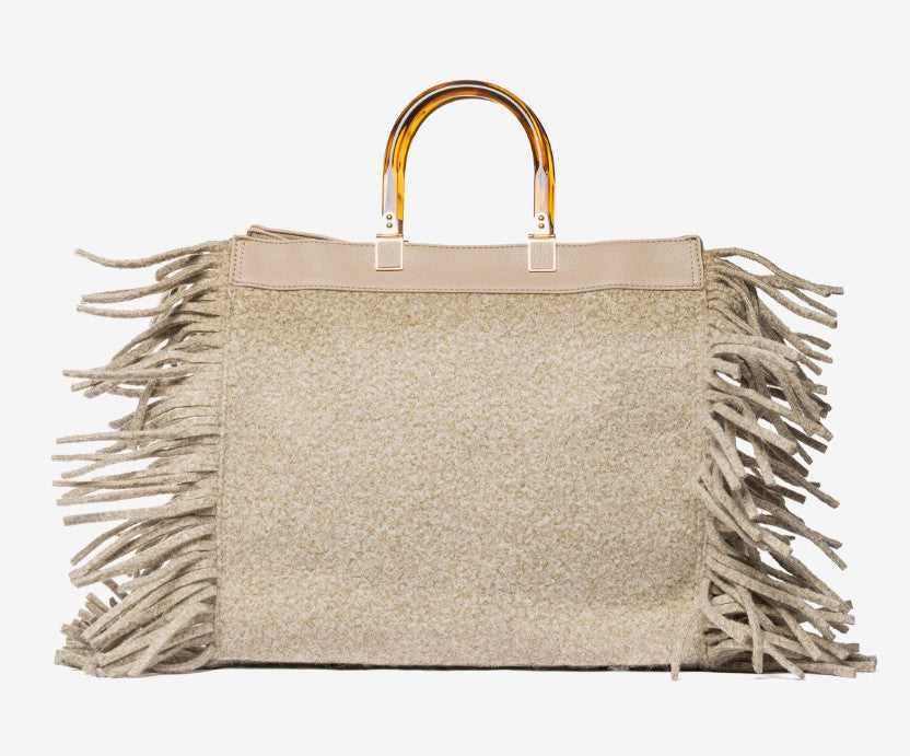 Secret Pon Pon borsa a mano/tracolla Beige