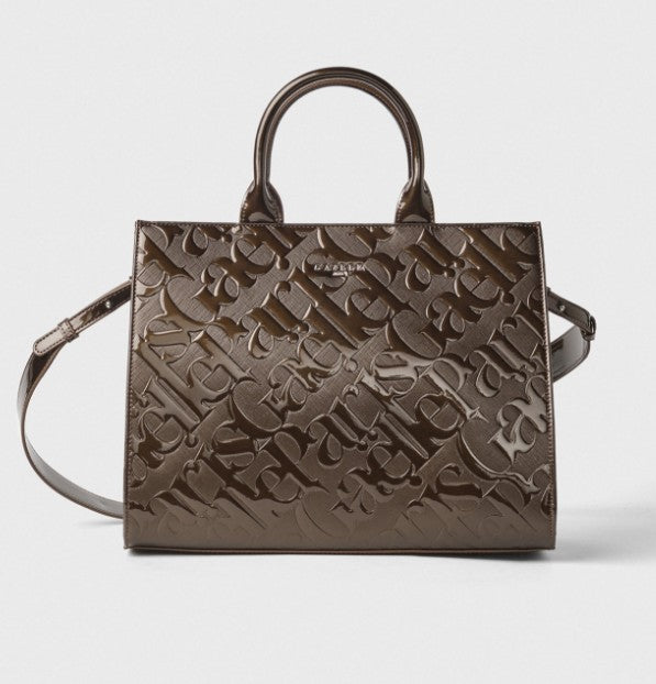 Gaelle Borsa a Mano Marrone Lucida