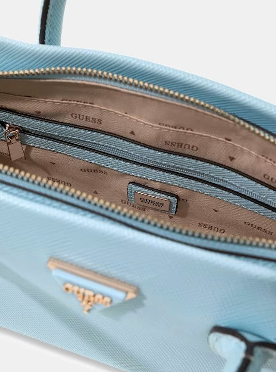 Guess Borsa a Mano Noelle Azzurra