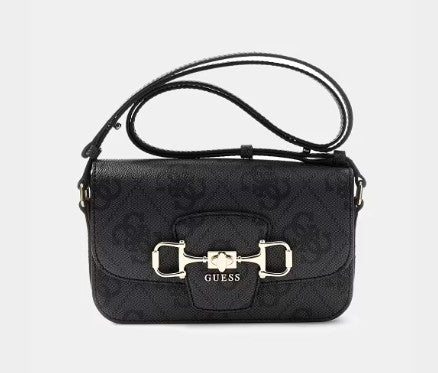 Guess Borsa A Spalla Janie Logata Grigio nero