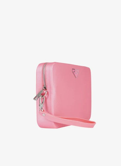 Marc Ellis Borsa a Tracolla Flat flowe Pink Lemonade/Silver