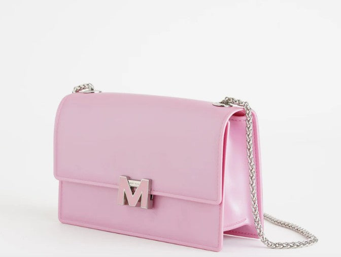 Marc ellis Borsa a Tracolla Flat Supermee M Cashmere Rose/Silver