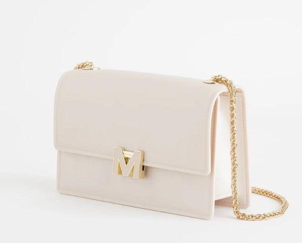 Marc ellis Borsa a Tracolla Flat Supermee M Beige/Light Gold