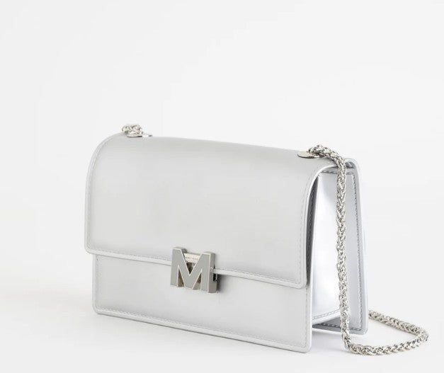 Marc ellis Borsa a Tracolla Flat Supermee M Silver