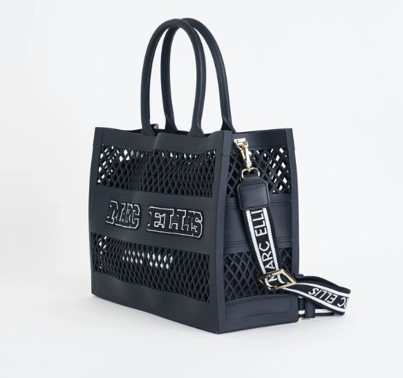 Marc Ellis Borsa a Mano Flat Sponge M Black/Light Gold
