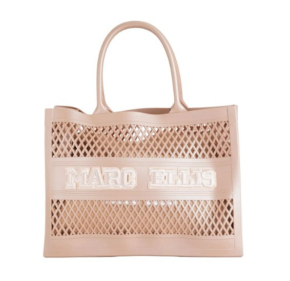 Marc Ellis Borsa a Mano Flat Sponge M Moka Mousse/Light Gold