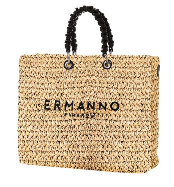 Ermanno Scervino Borsa a Mano In Rafia 12402082
