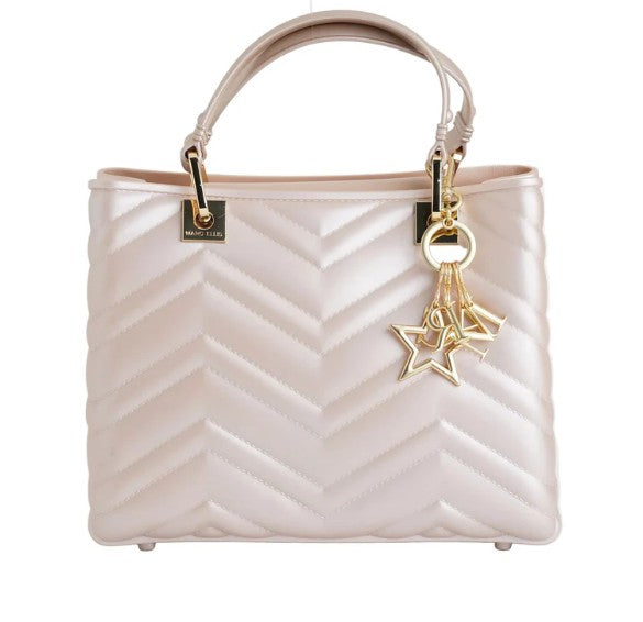 Marc Ellis Borsa a Mano Flat Krissy M Light Tan/Light Gold