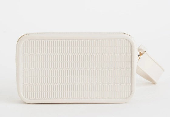 Marc ellis Borsa a Mano Flap Snap Grip Biege/Light Gold
