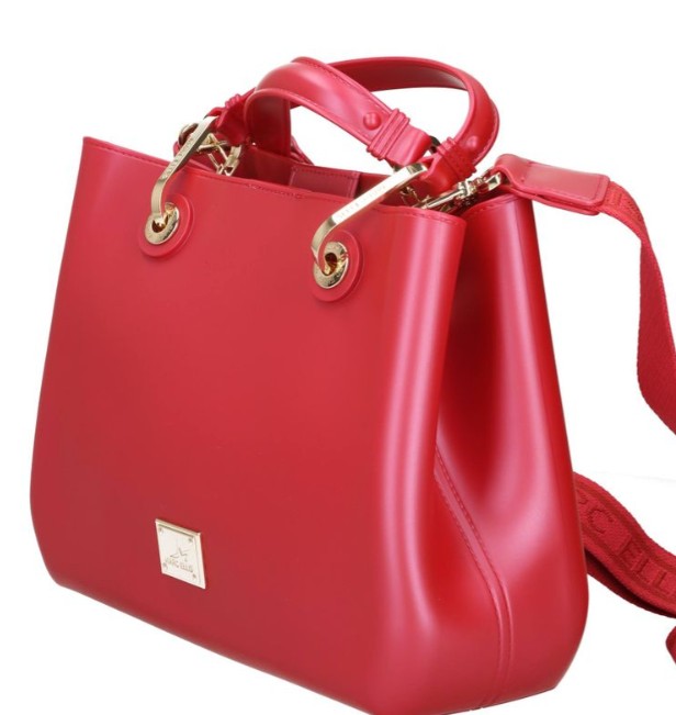 Marc Ellis Borsa a Mano Flat Kira Soft Rococco Red/Light Gold