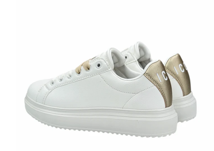Icon Scarpe Bianche/oro