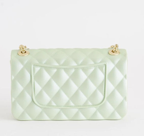 Marc Ellis Borsa a Tracolla Flat Falcon Xs Soft Green/Light Gold