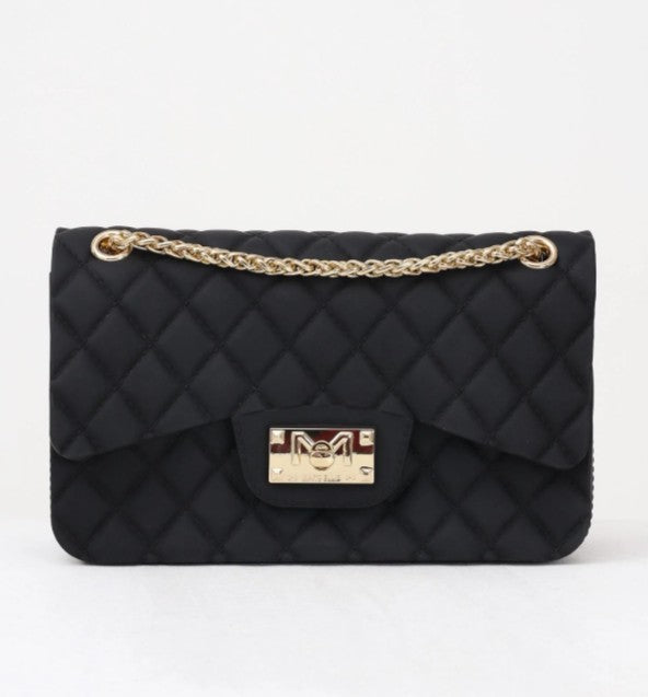 Marc Ellis Borsa a Tracolla Flat Falcon S Black/Light Gold