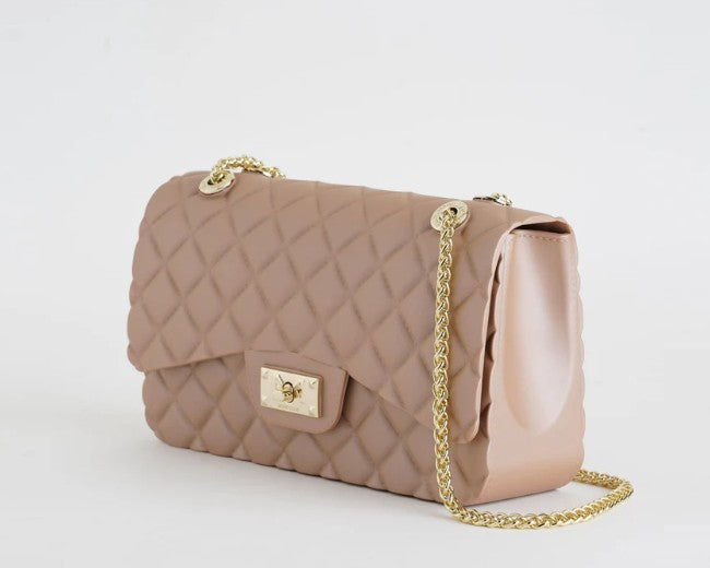 Marc ellis Borsa a Tracolla Flat Falcon M Moka Mousse/Light Gold