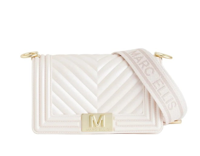 Marc ellis Borsa a Tracolla Flat S Light Rose/Matt Gold