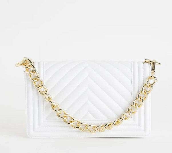 Marc ellis Borsa a Tracolla Flat S Milk/Light Gold