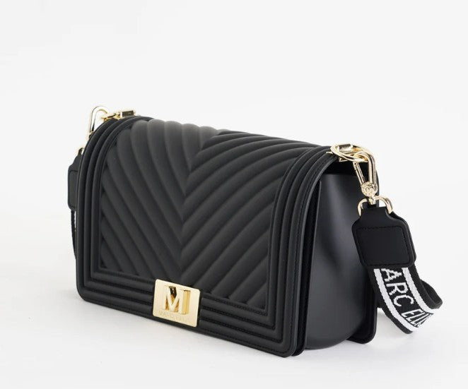 Marc ellis Borsa a Tracolla Flat M Black/Light Gold