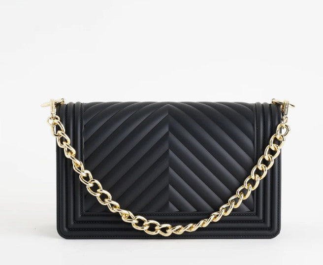 Marc ellis Borsa a Tracolla Flat M Black/Light Gold