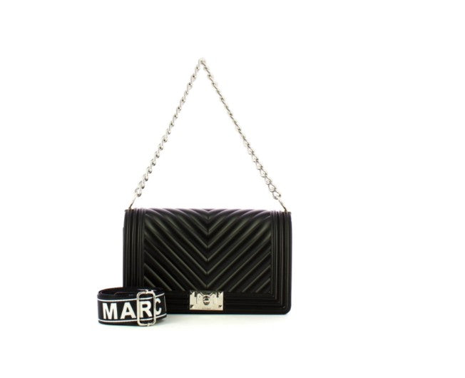 Marc ellis Borsa a Tracolla Flat M Black/Silver