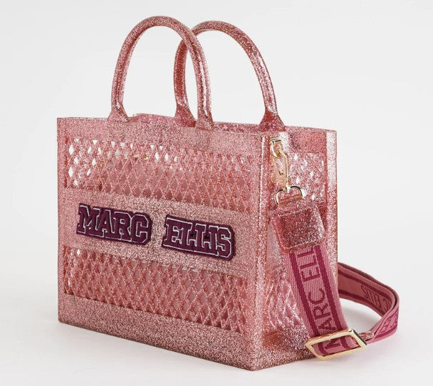 Marc Ellis Borsa a Mano Flat Sponge S Nude glitter/Light Gold