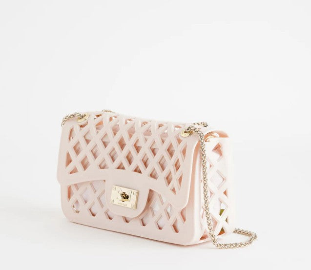 Marc Ellis Borsa a Tracolla Flat Basket Light Rose/Light Gold