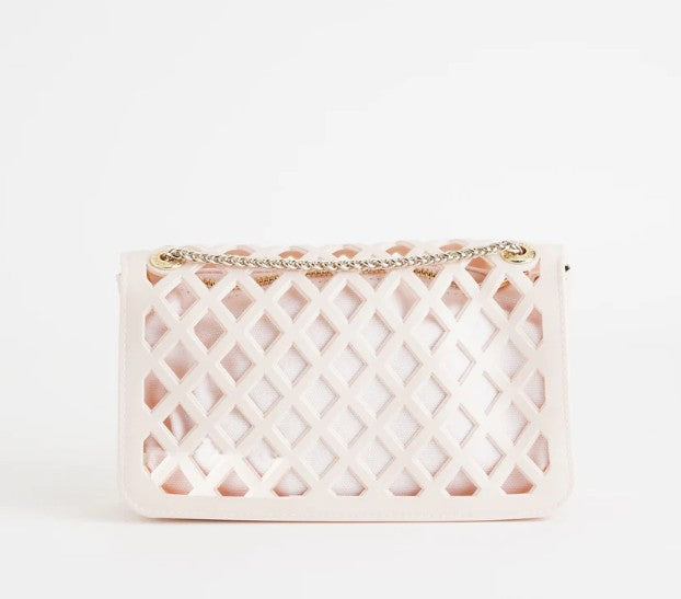 Marc Ellis Borsa a Tracolla Flat Basket Light Rose/Light Gold