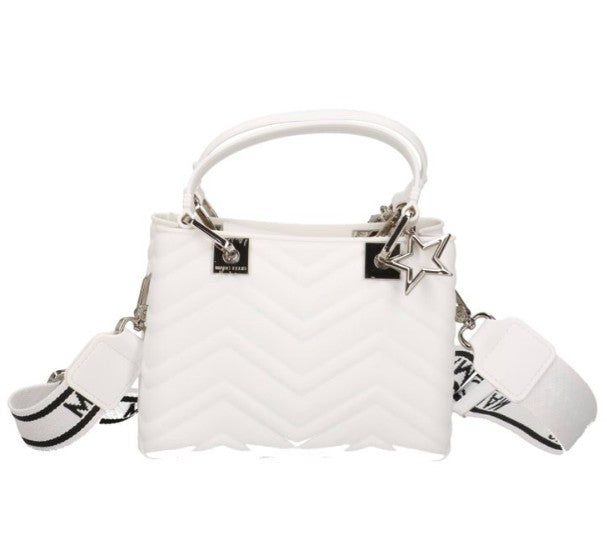 Marc Ellis Borsa a Mano Flat Krissy M Milk/Silver