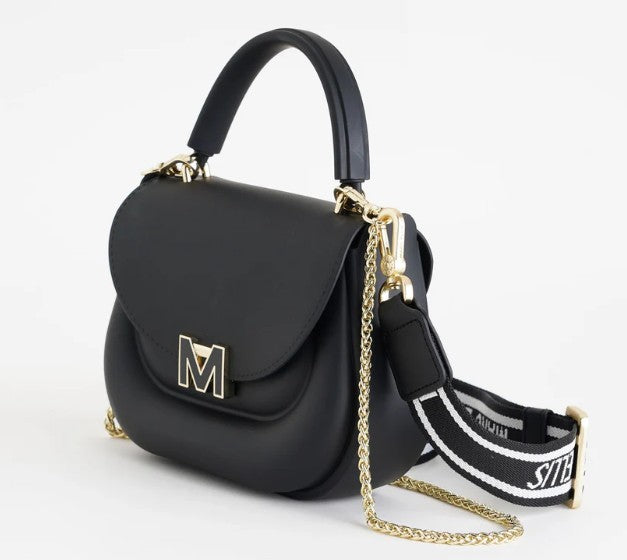 Marc Ellis Borsa a Mano Flat Jelly Black/Light Gold