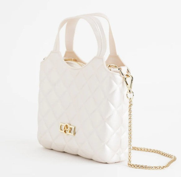 Marc ellis Borsa a Mano Flat Teen Beige/LightGold