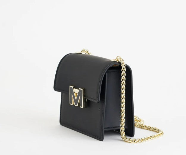 Marc ellis Borsa a Tracolla Flat Supermee S Black/Light Gold