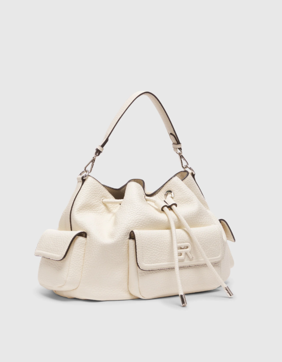 Ermanno Scervino borsa a spalla Grande Avorio