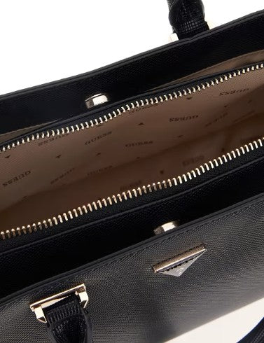 Guess Borsa a Mano Rosalba Nera