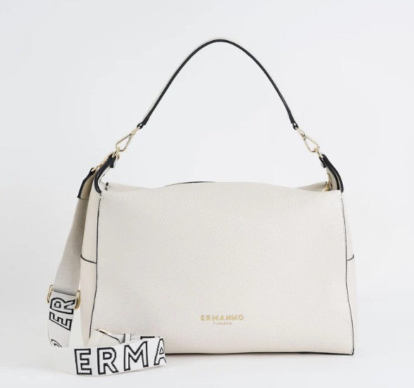 Ermanno Scervino Borsa a Spalla 12402119 Large Hobo Victoria Bianca