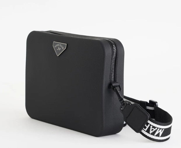 Marc Ellis Borsa a Tracolla Flat flowe Black Lamina/Black