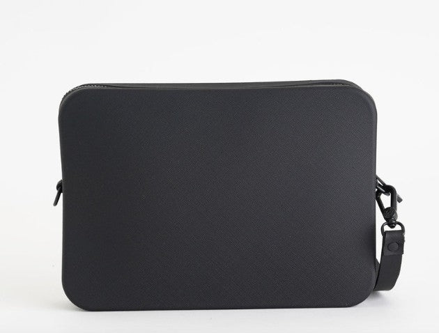 Marc Ellis Borsa a Tracolla Flat flowe Black Lamina/Black