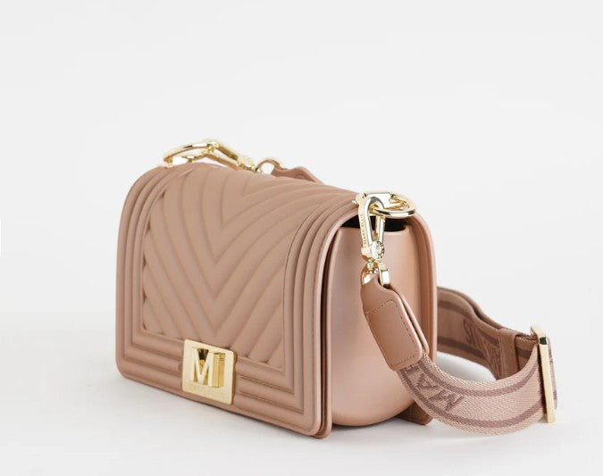Marc ellis Borsa a Tracolla Flat S Moka Mousse/Light Gold