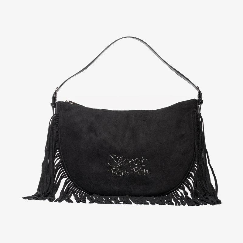 Secret Pon Pon Borsa A Spalla Kate Hobo L Nera