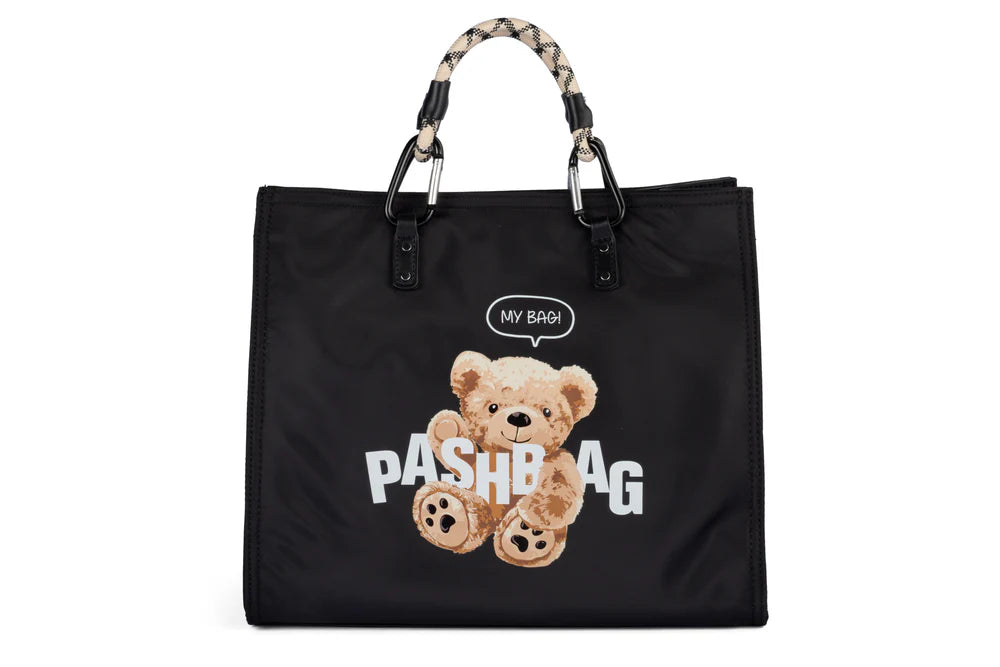 Pashbag Borsa a Mano Orsetto Nera