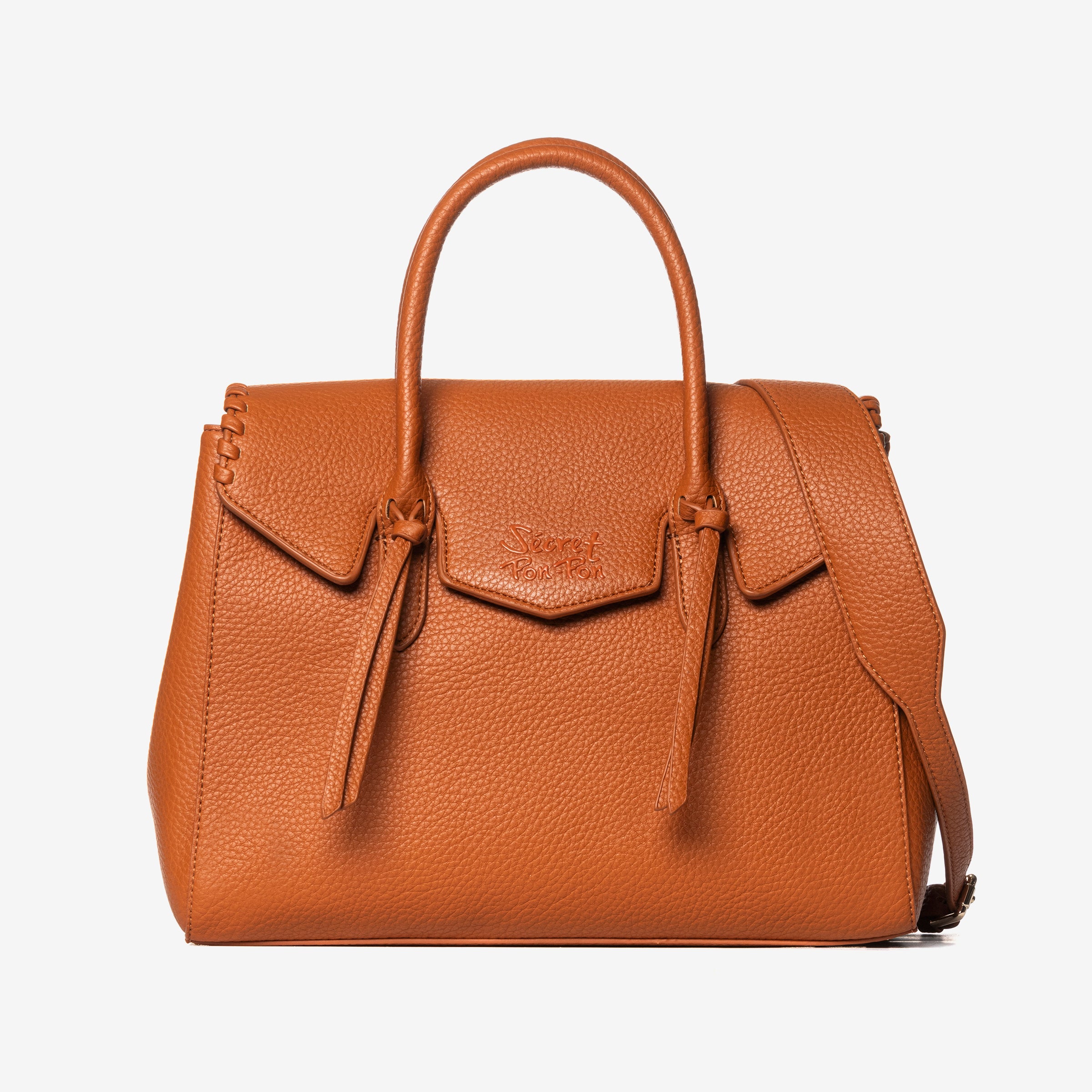 Secret Pon Pon Borsa a mano Layla Medium Tan