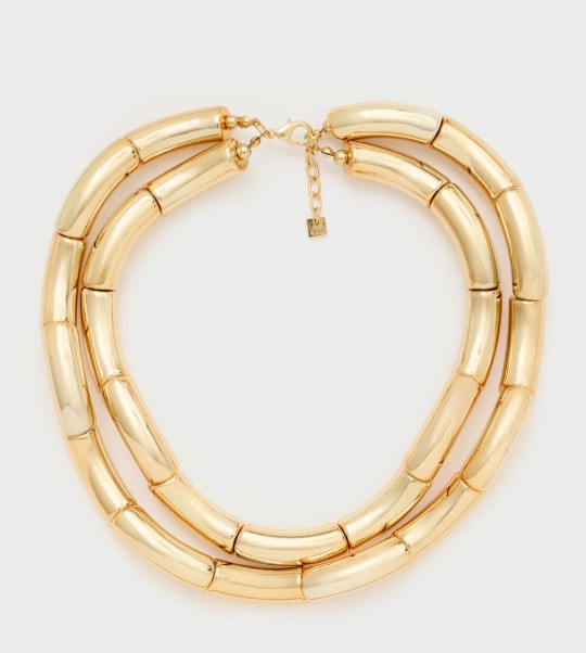 Nali' Collana Due Tubolari Oro EMCL1146