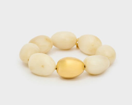 Nali' Bracciale Chiara In Resina Oro/Bianco LNBR0052