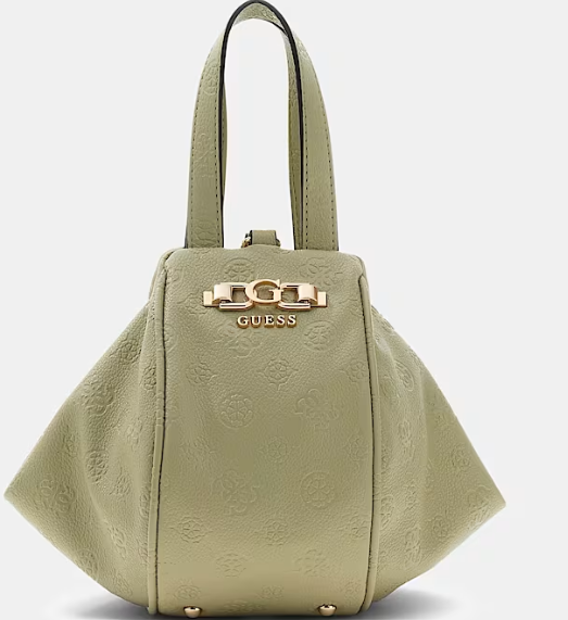 Guess Borsa A Mano Anise Mini Sage Logo PD991677