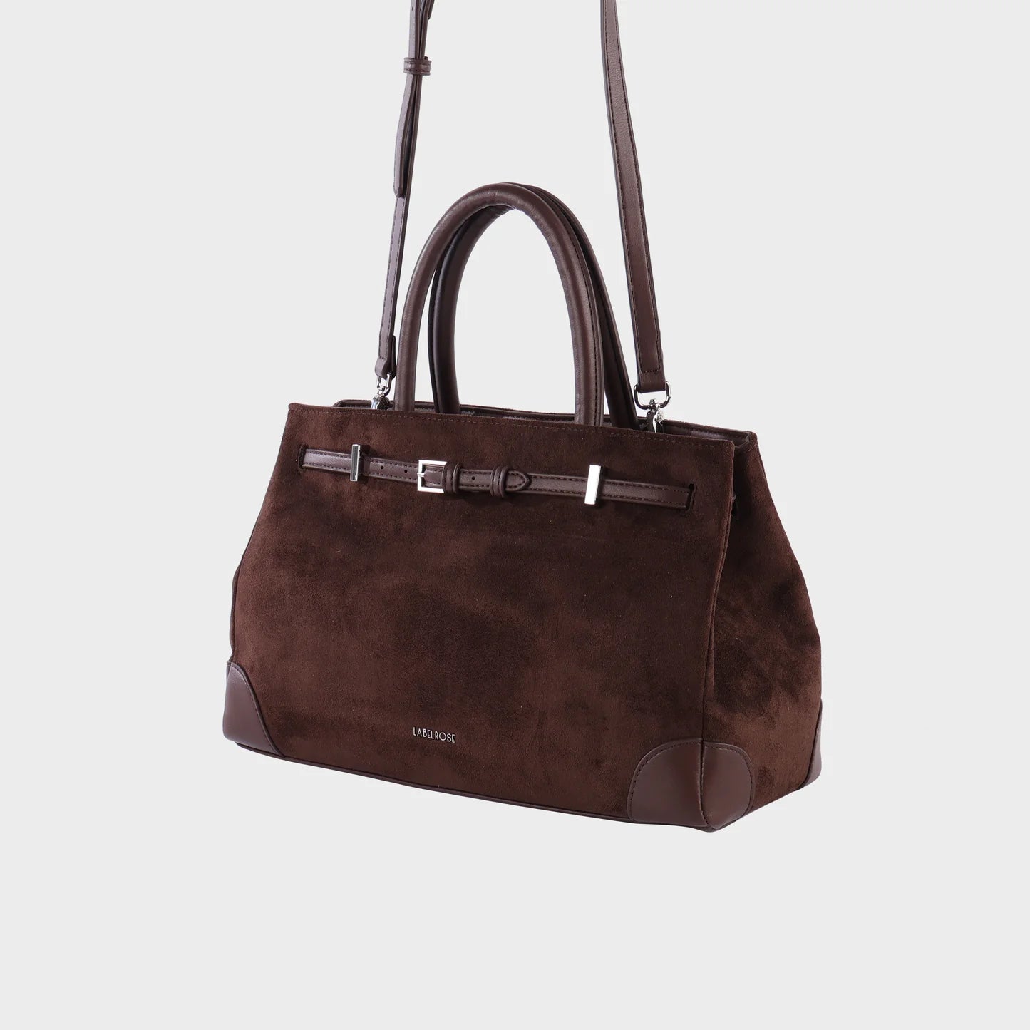 Label Rose Borsa A Mano/Tracolla Mina Marrone Scuro