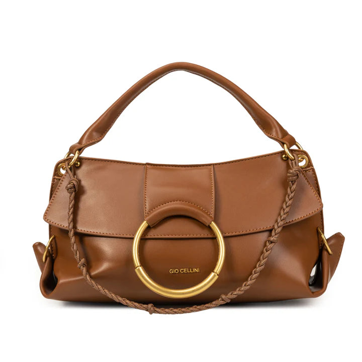 Gio Cellini Borsa A Spalla Cuoio AA089