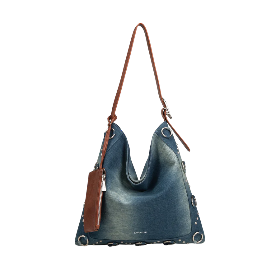 Gio Cellini Borsa A Spalla Denim FF084