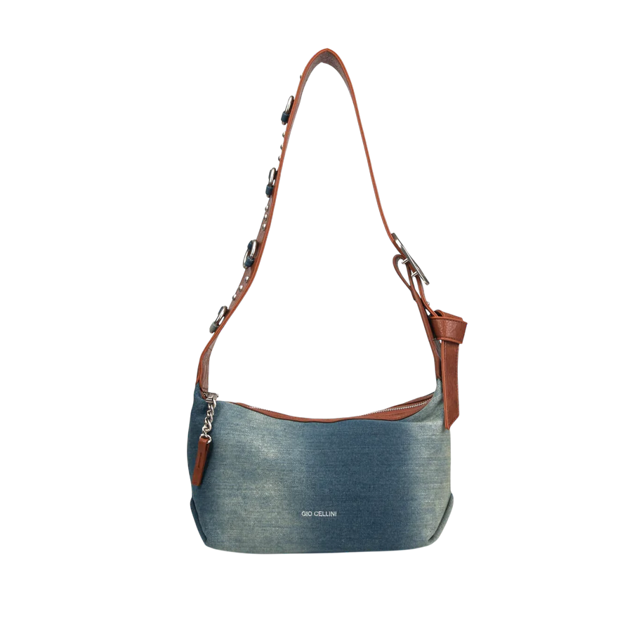 Gio Cellini Borsa A Spalla Denim FF086