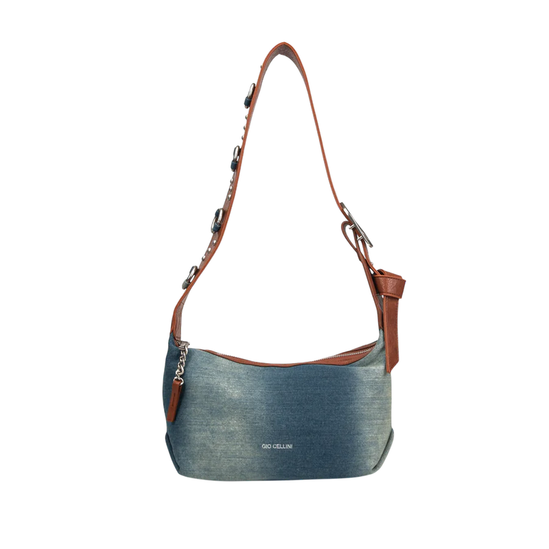Gio Cellini Borsa A Spalla Denim FF086