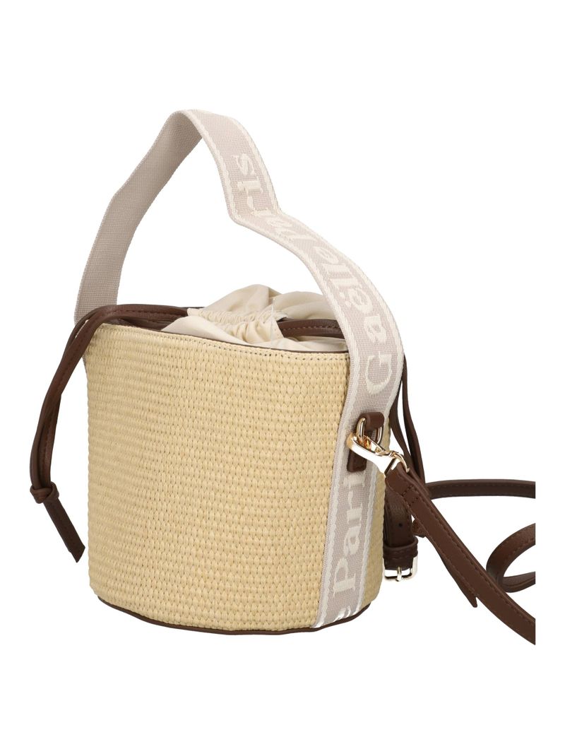Gaelle Maxi Mini Bucket Con Manico Naturale GAACW03136