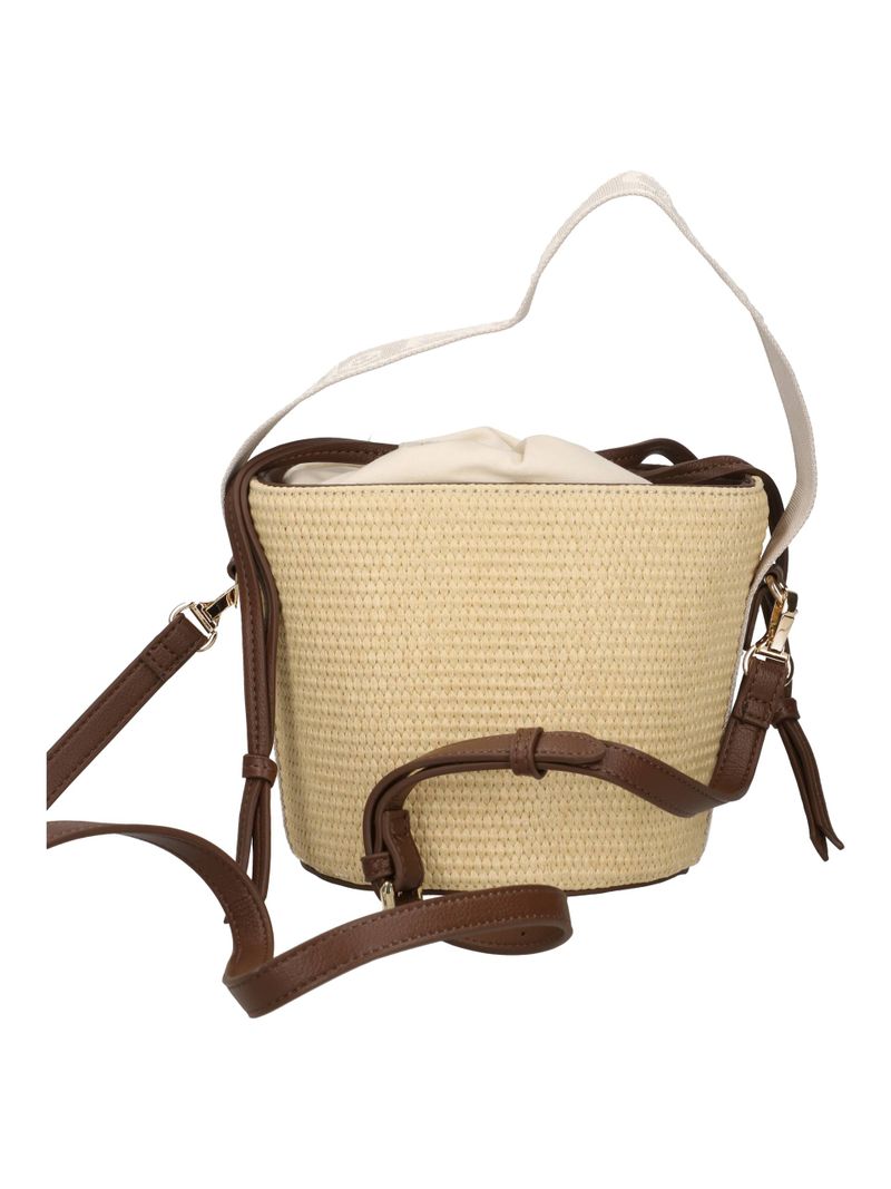 Gaelle Maxi Mini Bucket Con Manico Naturale GAACW03136
