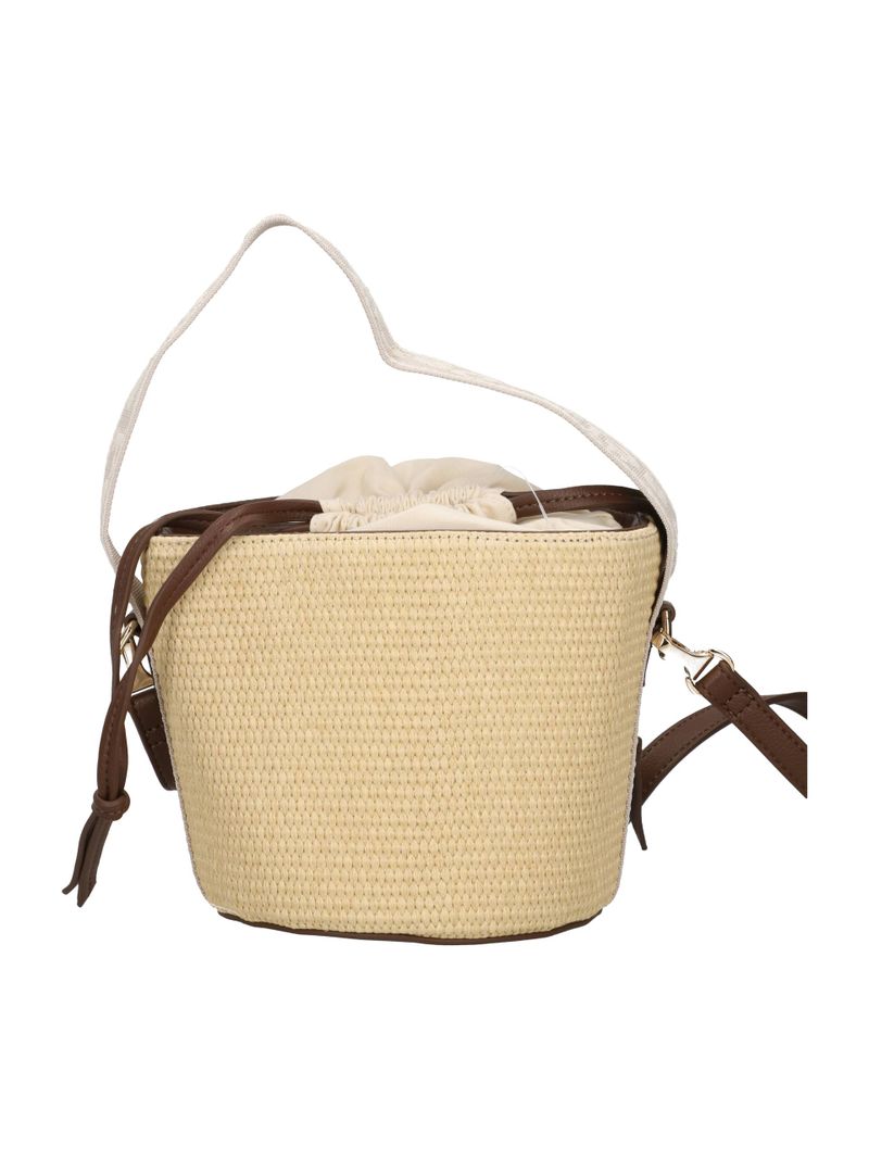 Gaelle Maxi Mini Bucket Con Manico Naturale GAACW03136